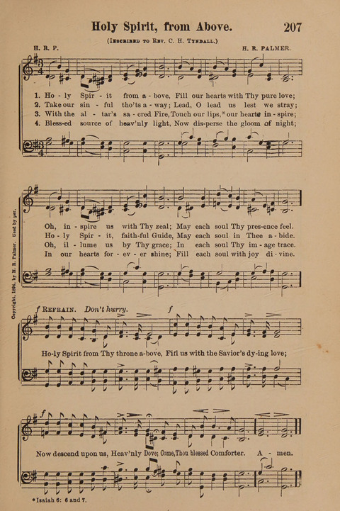 Conquest Hymns: New and Old for all Services page 207