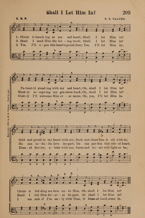 Conquest Hymns: New and Old for all Services page 209