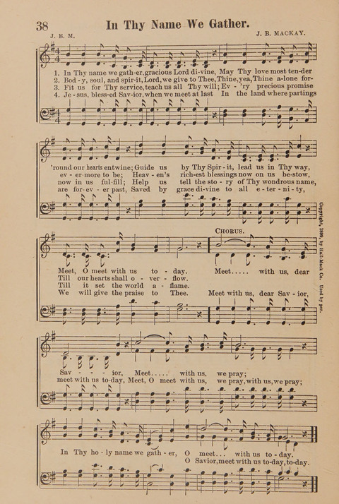 Conquest Hymns: New and Old for all Services page 38