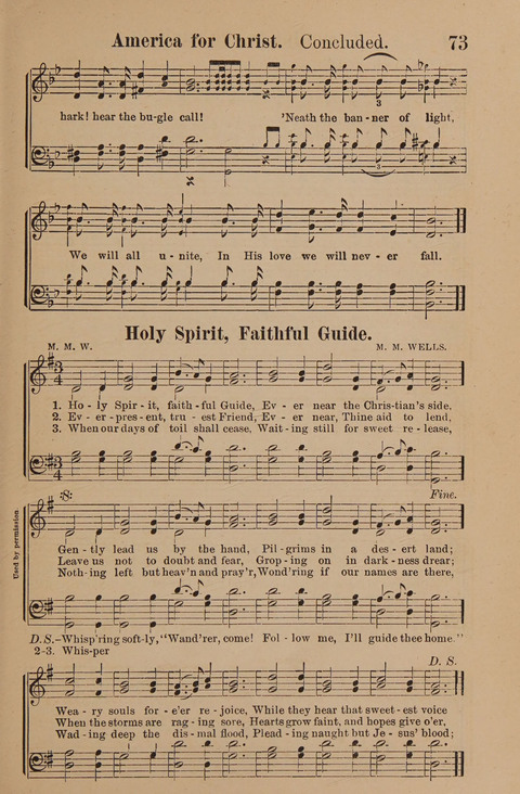 Conquest Hymns: New and Old for all Services page 73