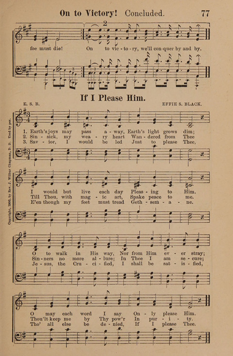 Conquest Hymns: New and Old for all Services page 77