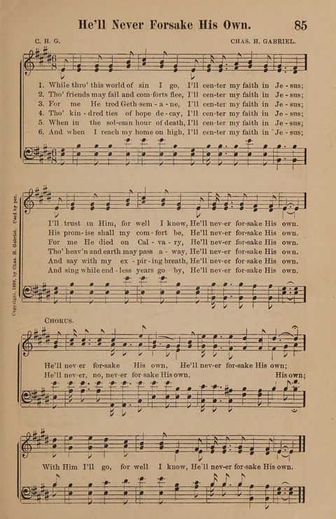 Conquest Hymns: New and Old for all Services page 85