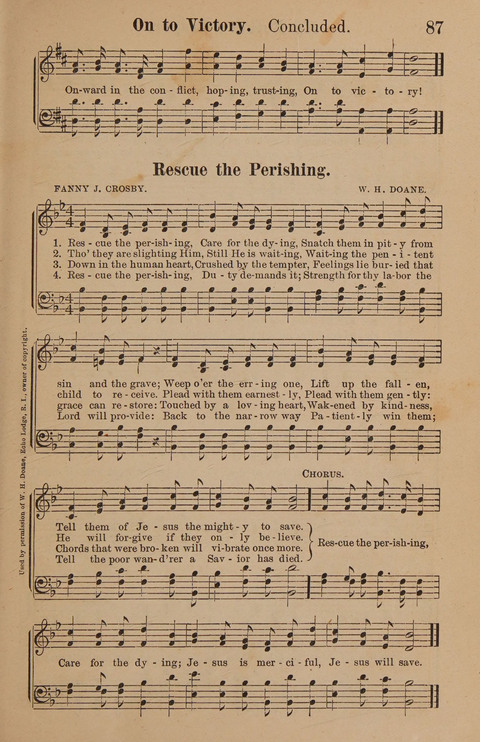 Conquest Hymns: New and Old for all Services page 87