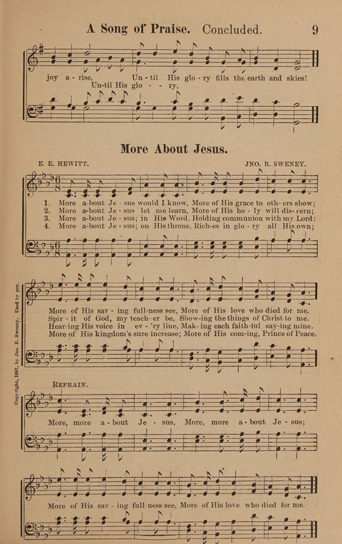 Conquest Hymns: New and Old for all Services page 9