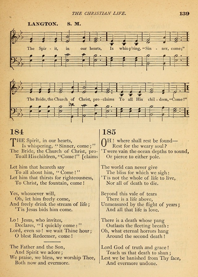 The Christian Hymnal: a selection of psalms and hymns with music, for use in public worship page 141