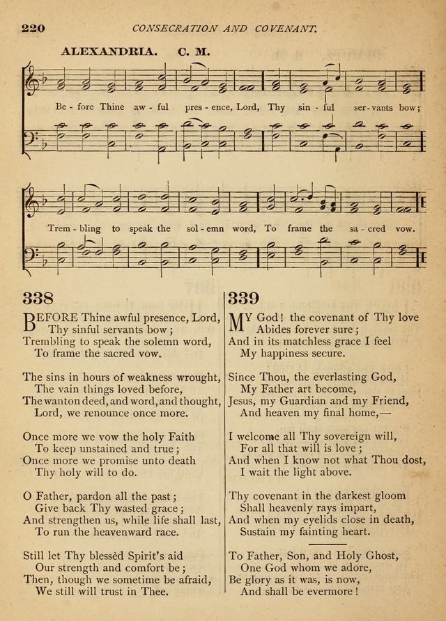 The Christian Hymnal: a selection of psalms and hymns with music, for use in public worship page 222