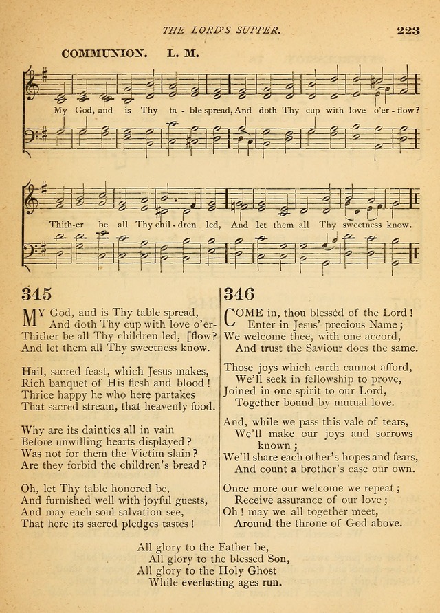 The Christian Hymnal: a selection of psalms and hymns with music, for use in public worship page 225