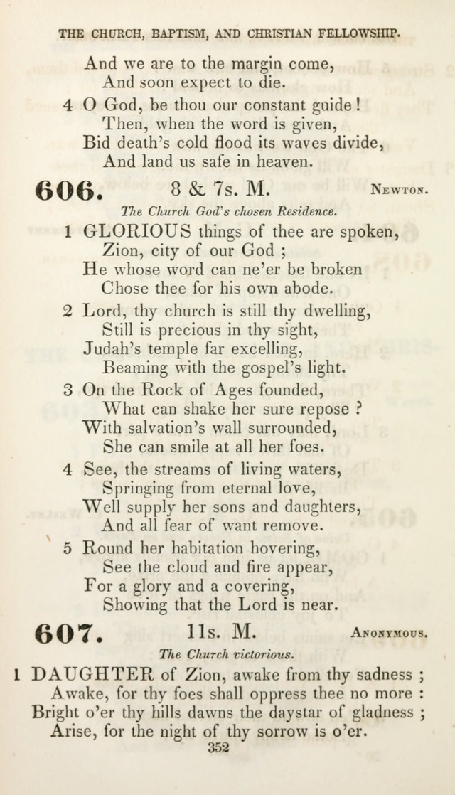 Christian Hymns for Public and Private Worship: a collection compiled  by a committee of the Cheshire Pastoral Association (11th ed.) page 352