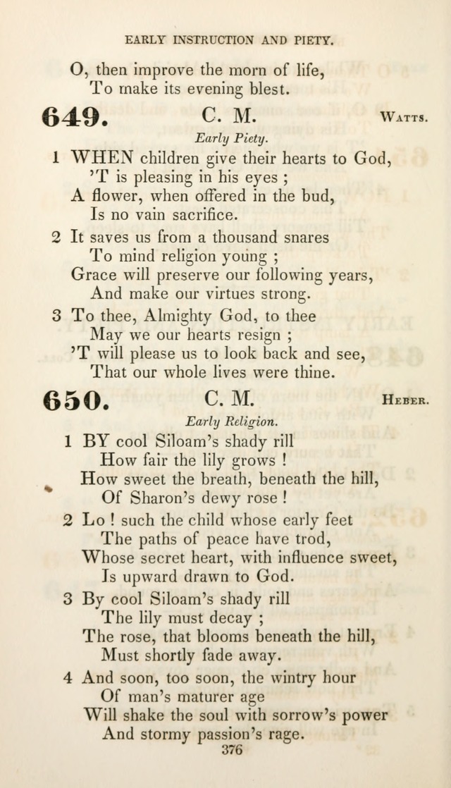 Christian Hymns for Public and Private Worship: a collection compiled  by a committee of the Cheshire Pastoral Association (11th ed.) page 376