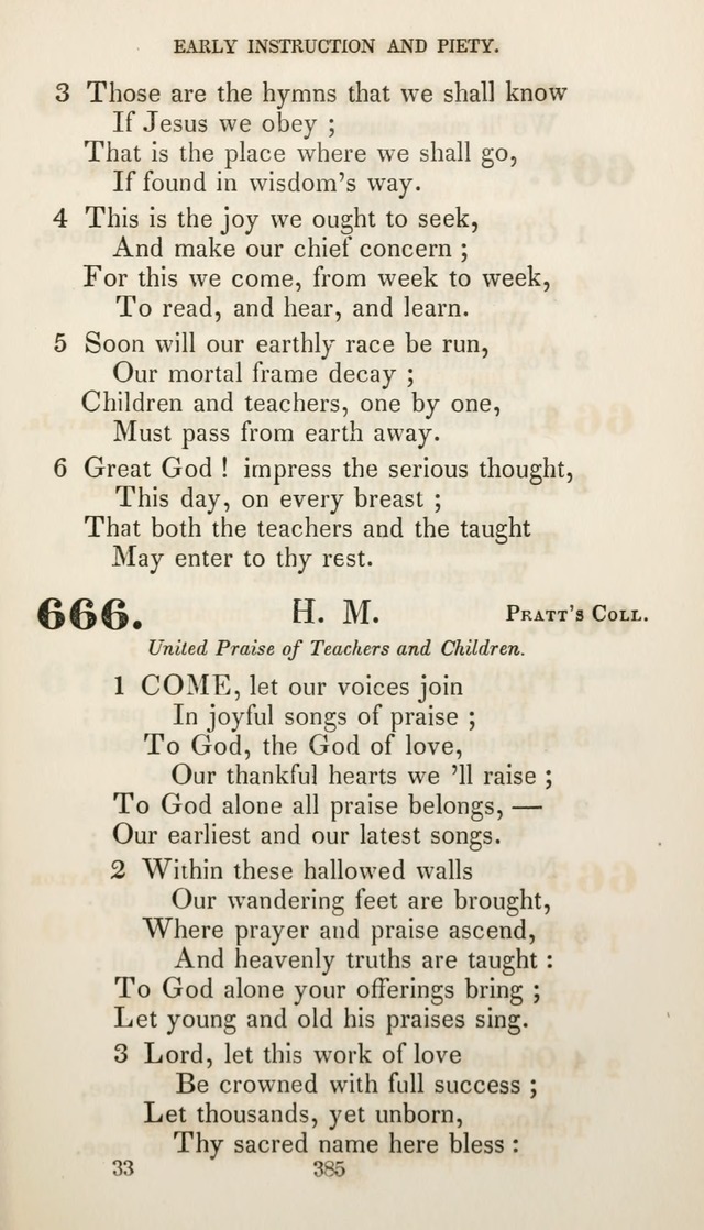 Christian Hymns for Public and Private Worship: a collection compiled  by a committee of the Cheshire Pastoral Association (11th ed.) page 385