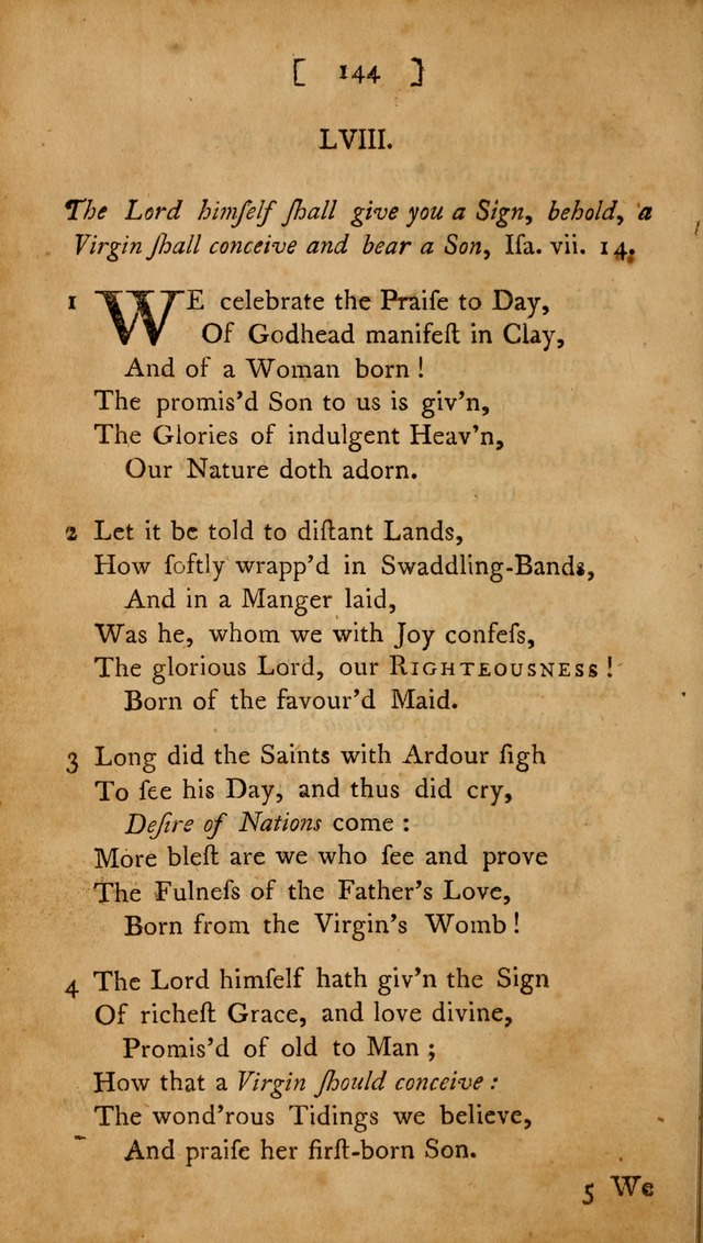 Christian Hymns, Poems, and Spiritual Songs: sacred to the praise of God our Saviour page 144