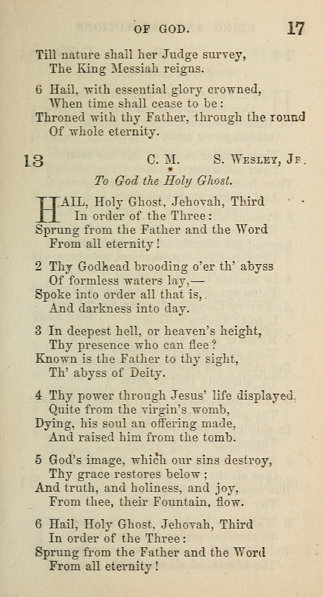 A Collection of Hymns for Public, Social, and Domestic Worship page 17