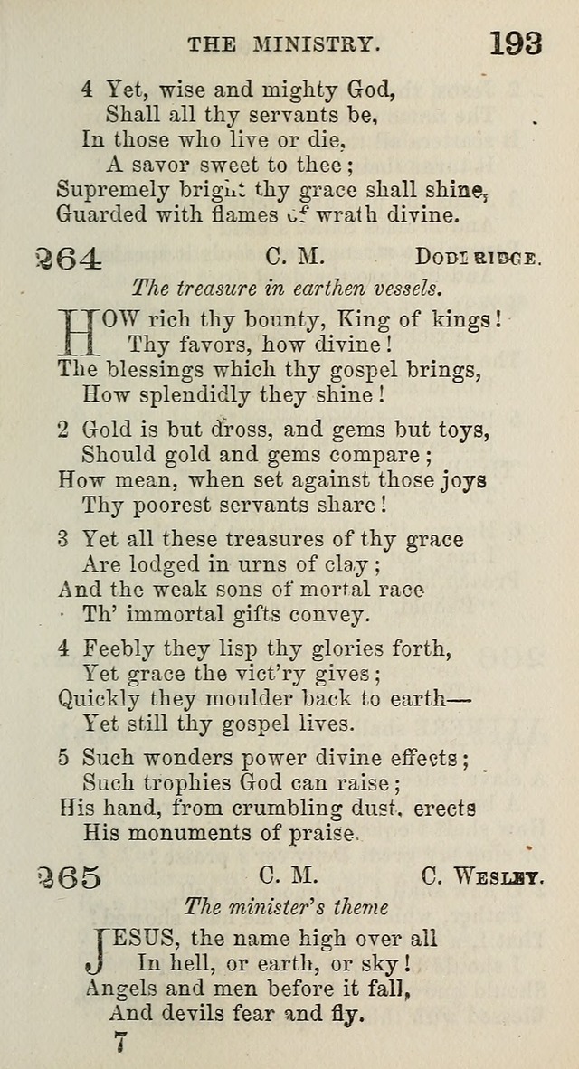 A Collection of Hymns for Public, Social, and Domestic Worship page 195