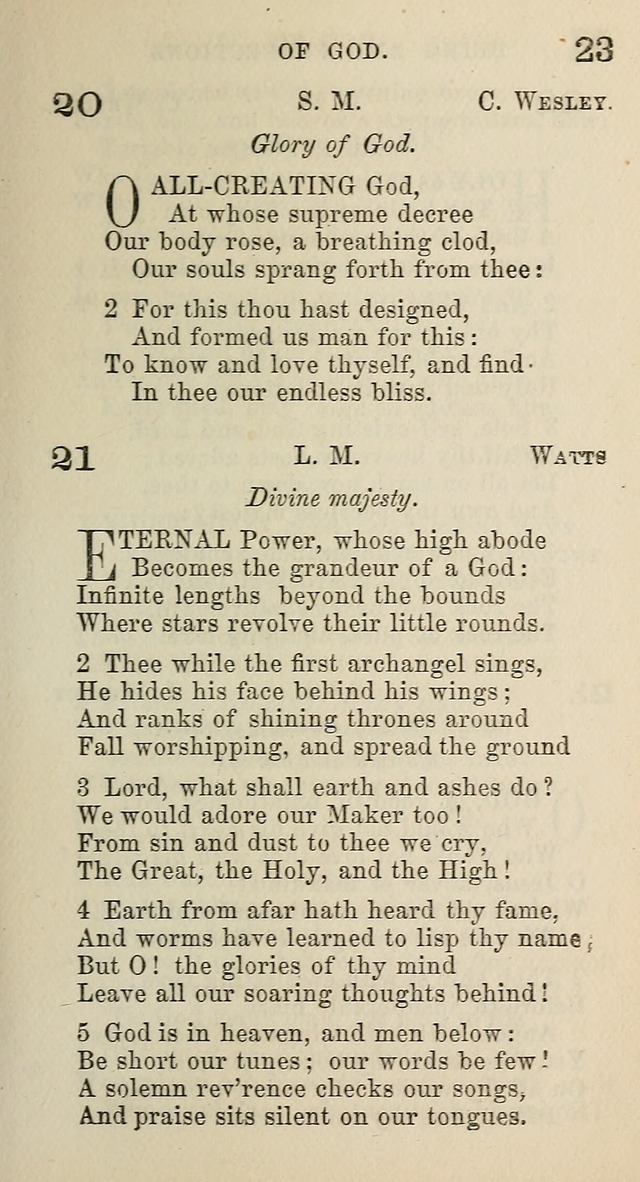 A Collection of Hymns for Public, Social, and Domestic Worship page 23