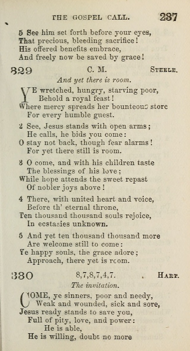 A Collection of Hymns for Public, Social, and Domestic Worship page 239