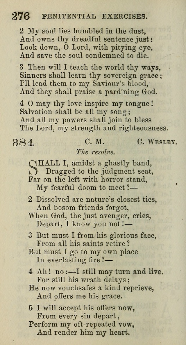 A Collection of Hymns for Public, Social, and Domestic Worship page 278