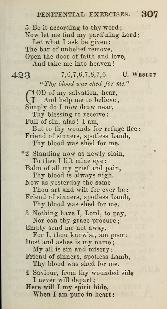 A Collection of Hymns for Public, Social, and Domestic Worship page 309