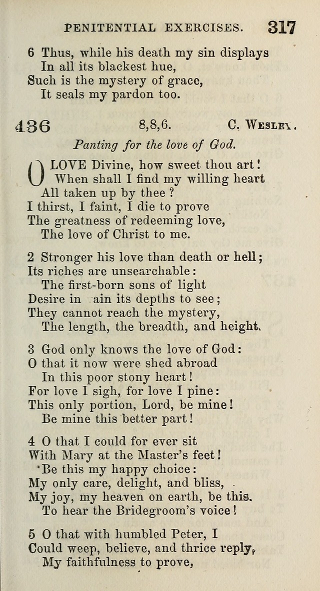 A Collection of Hymns for Public, Social, and Domestic Worship page 319