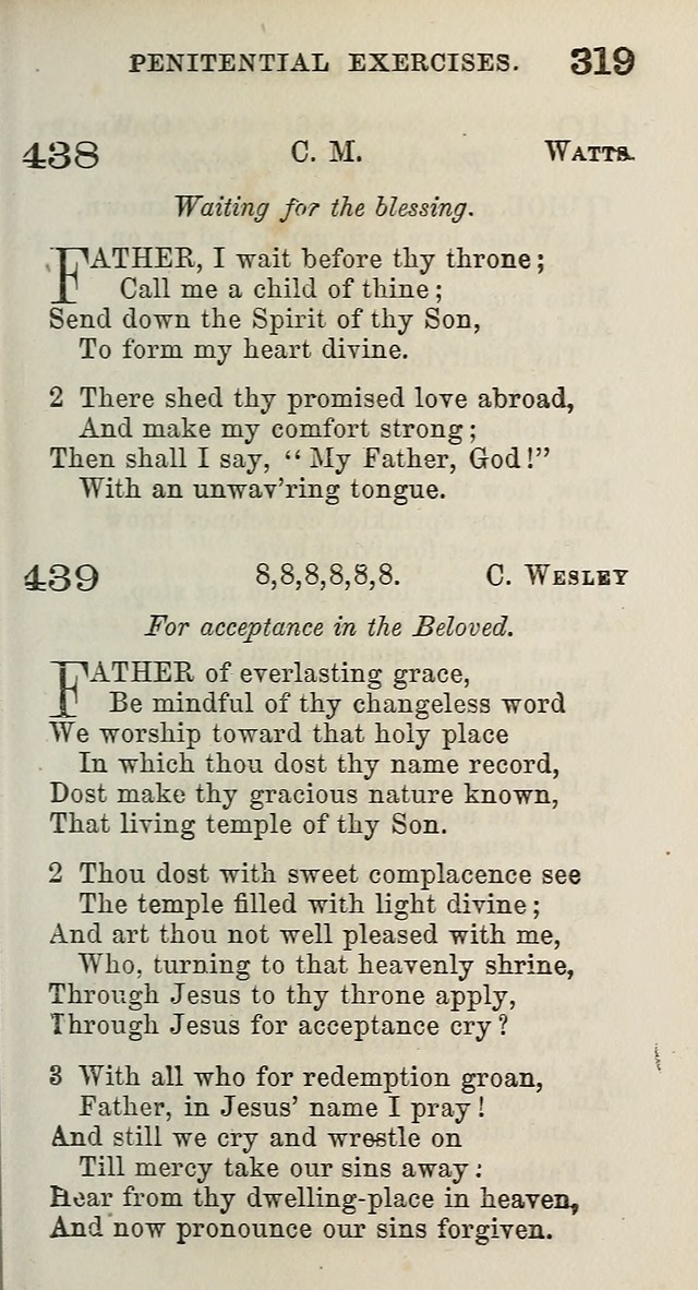 A Collection of Hymns for Public, Social, and Domestic Worship page 321