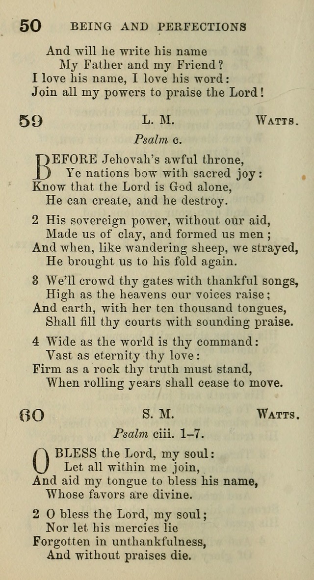 A Collection of Hymns for Public, Social, and Domestic Worship page 50
