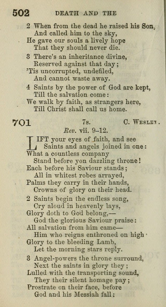A Collection of Hymns for Public, Social, and Domestic Worship page 506