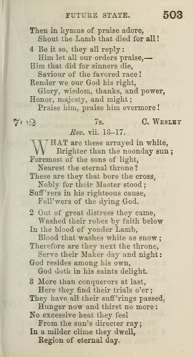 A Collection of Hymns for Public, Social, and Domestic Worship page 507