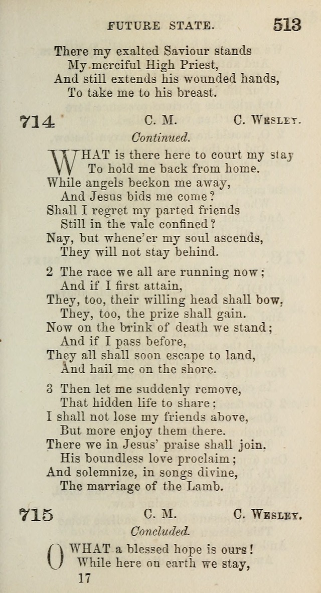 A Collection of Hymns for Public, Social, and Domestic Worship page 517