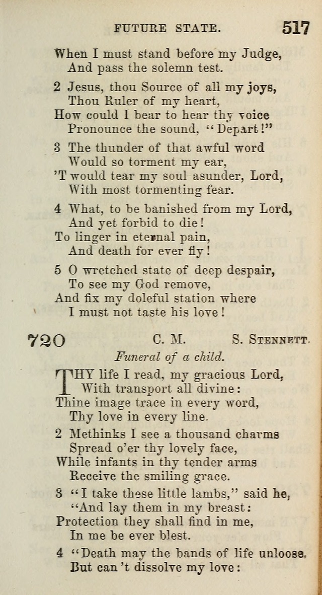 A Collection of Hymns for Public, Social, and Domestic Worship page 521
