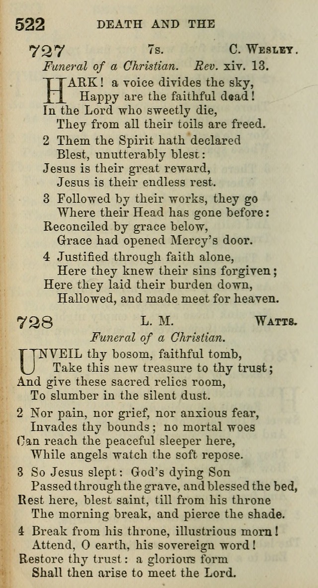 A Collection of Hymns for Public, Social, and Domestic Worship page 526