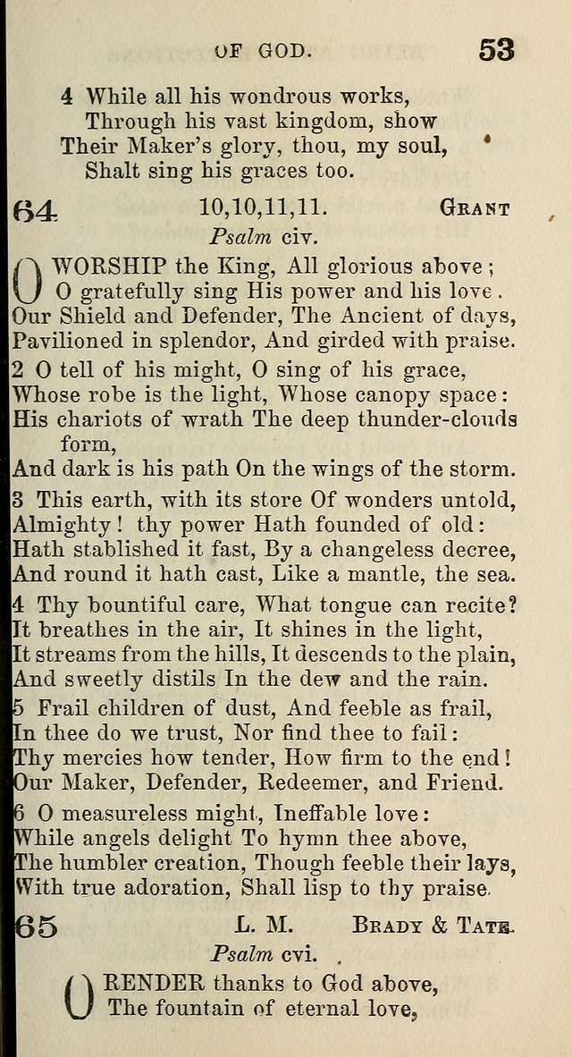 A Collection of Hymns for Public, Social, and Domestic Worship page 53