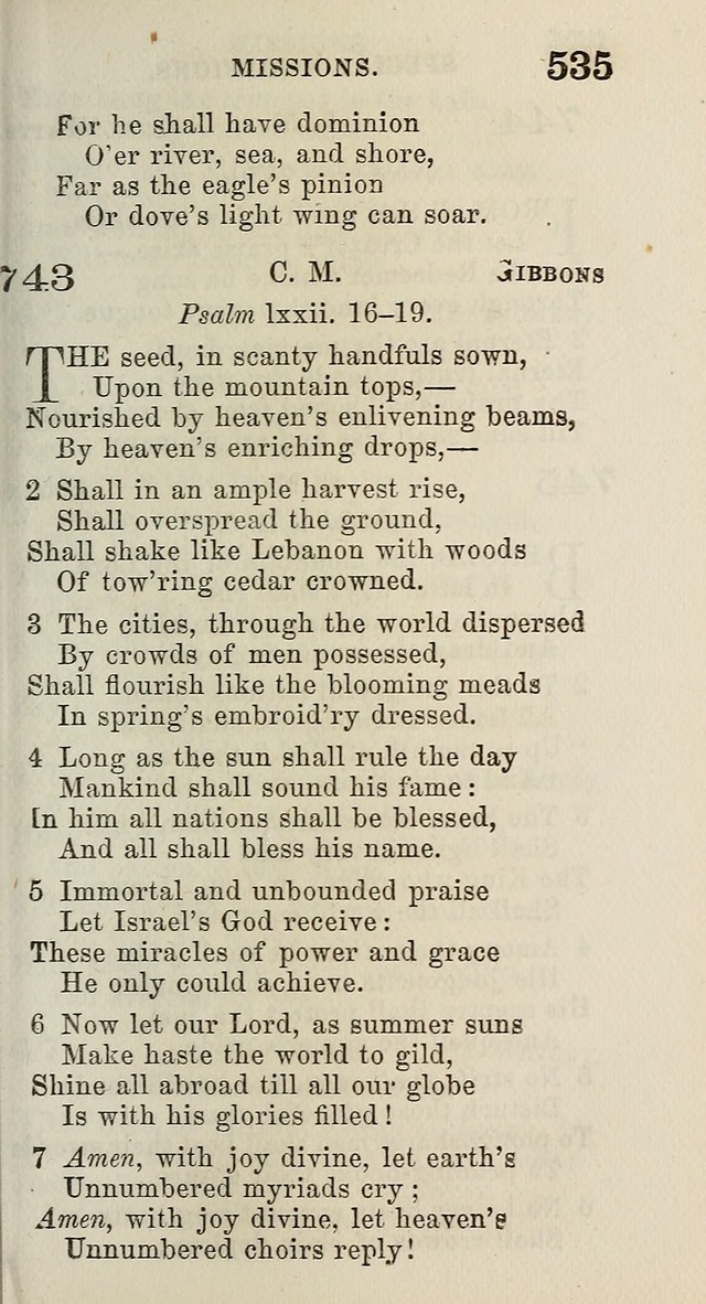 A Collection of Hymns for Public, Social, and Domestic Worship page 539