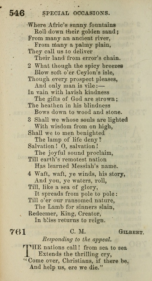 A Collection of Hymns for Public, Social, and Domestic Worship page 550