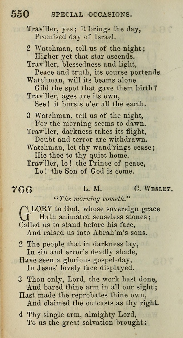 A Collection of Hymns for Public, Social, and Domestic Worship page 554
