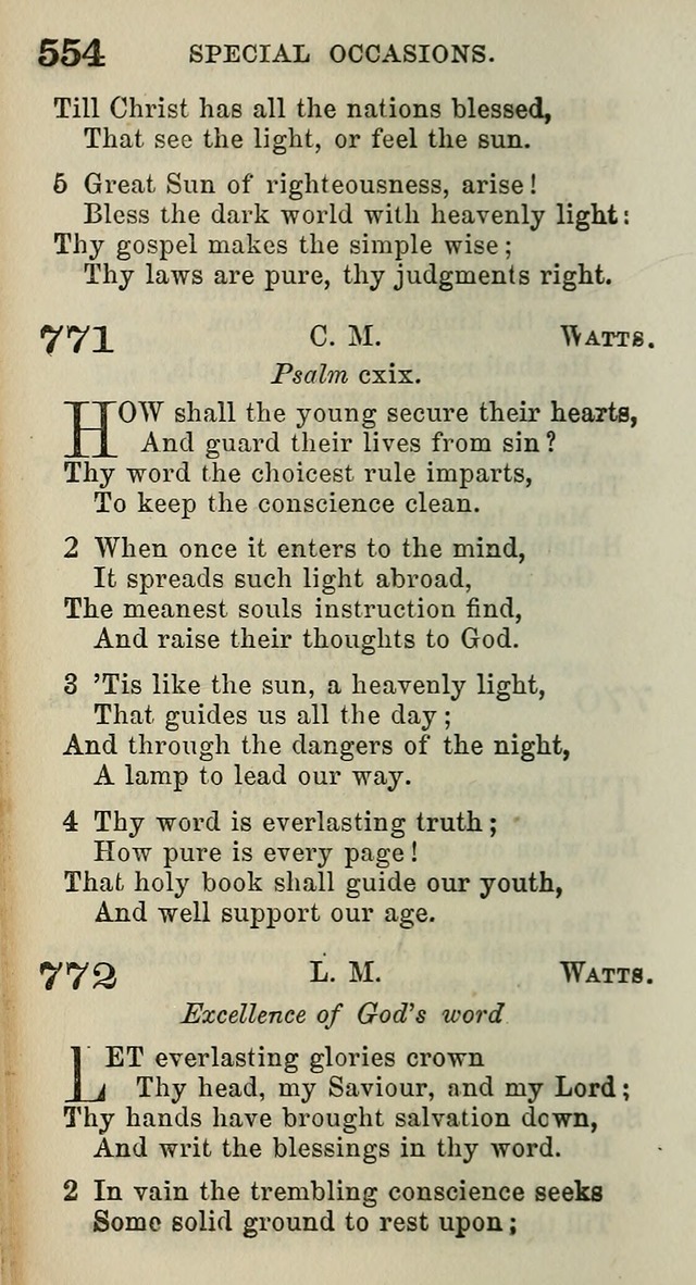 A Collection of Hymns for Public, Social, and Domestic Worship page 558