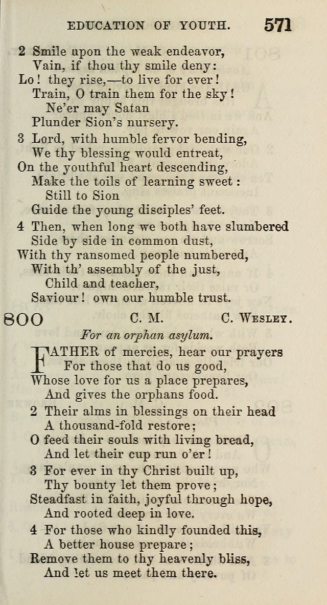 A Collection of Hymns for Public, Social, and Domestic Worship page 575