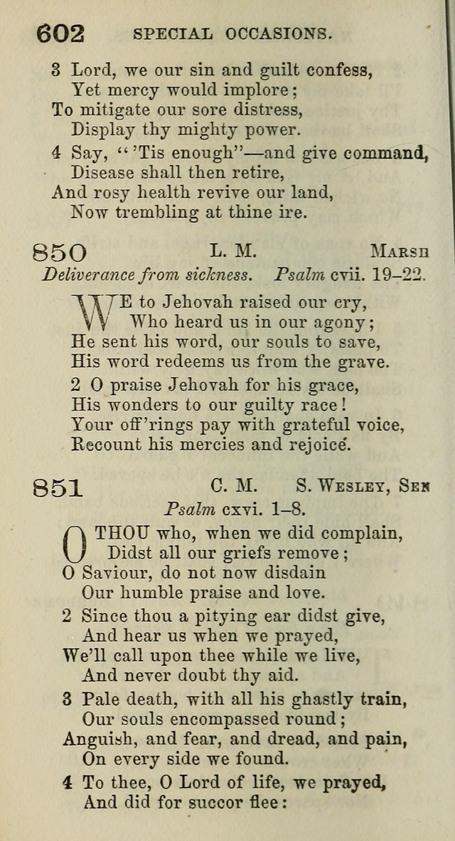 A Collection of Hymns for Public, Social, and Domestic Worship page 606