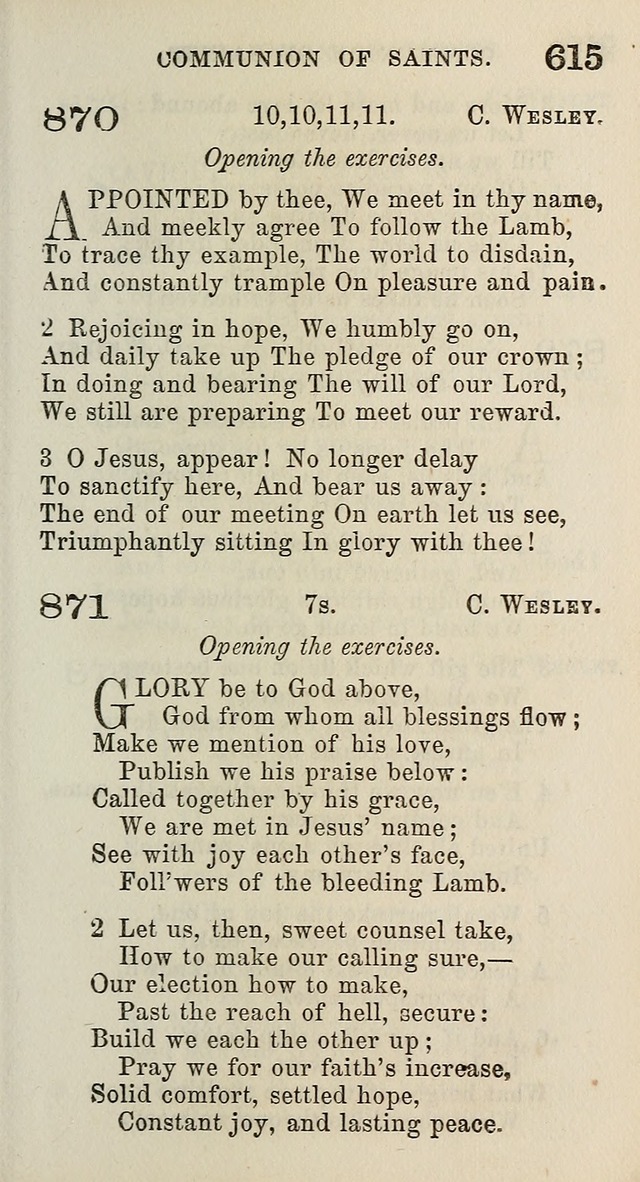 A Collection of Hymns for Public, Social, and Domestic Worship page 619