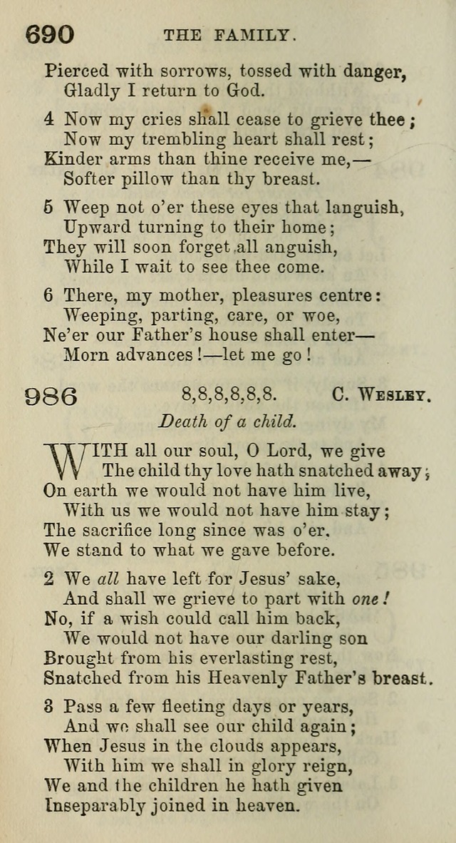 A Collection of Hymns for Public, Social, and Domestic Worship page 694