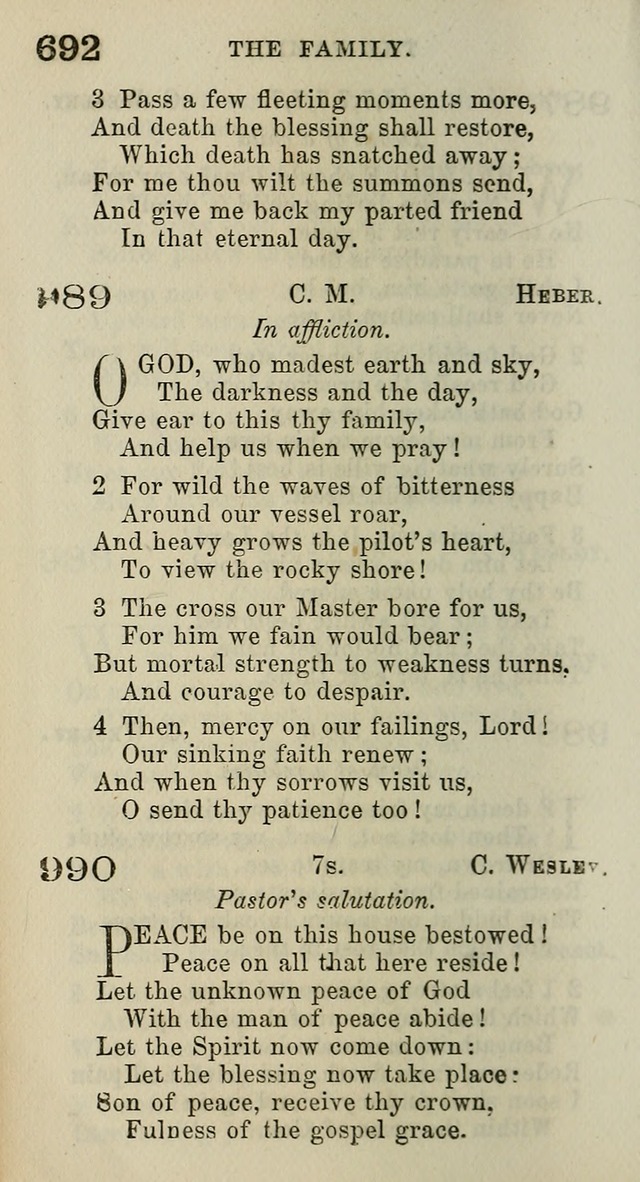 A Collection of Hymns for Public, Social, and Domestic Worship page 696