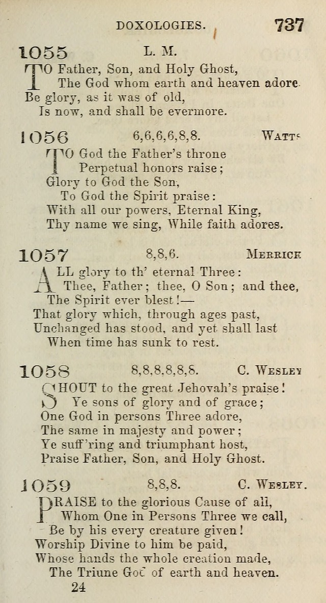 A Collection of Hymns for Public, Social, and Domestic Worship page 743