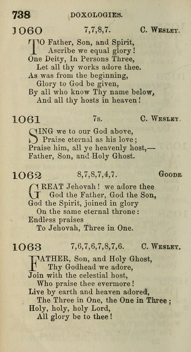 A Collection of Hymns for Public, Social, and Domestic Worship page 744