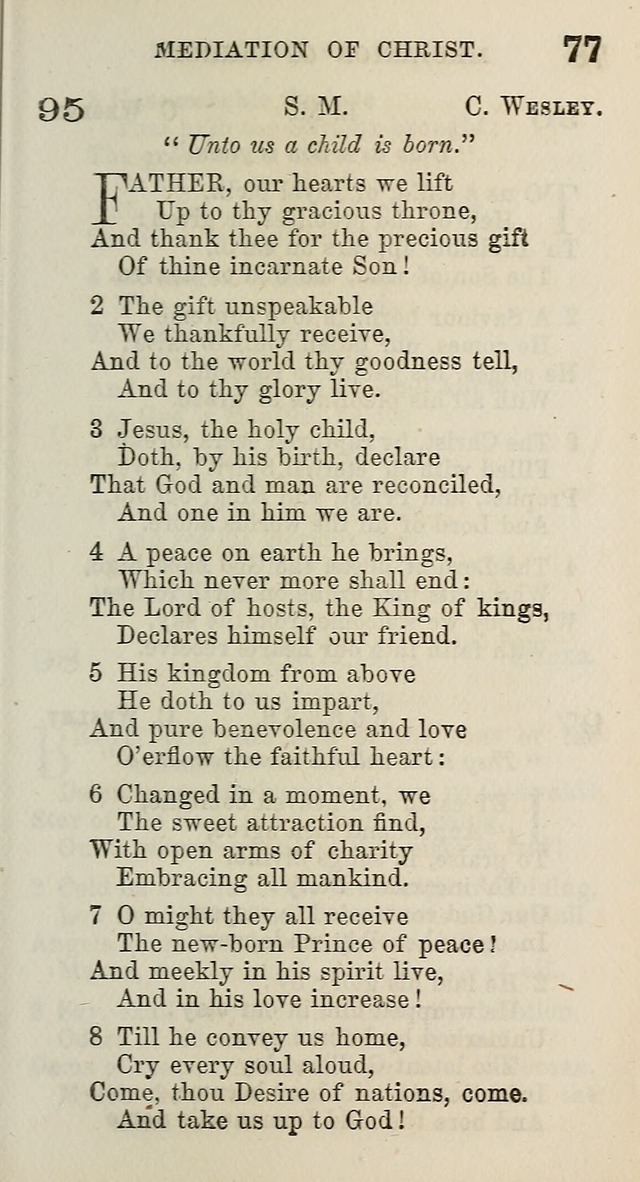 A Collection of Hymns for Public, Social, and Domestic Worship page 77