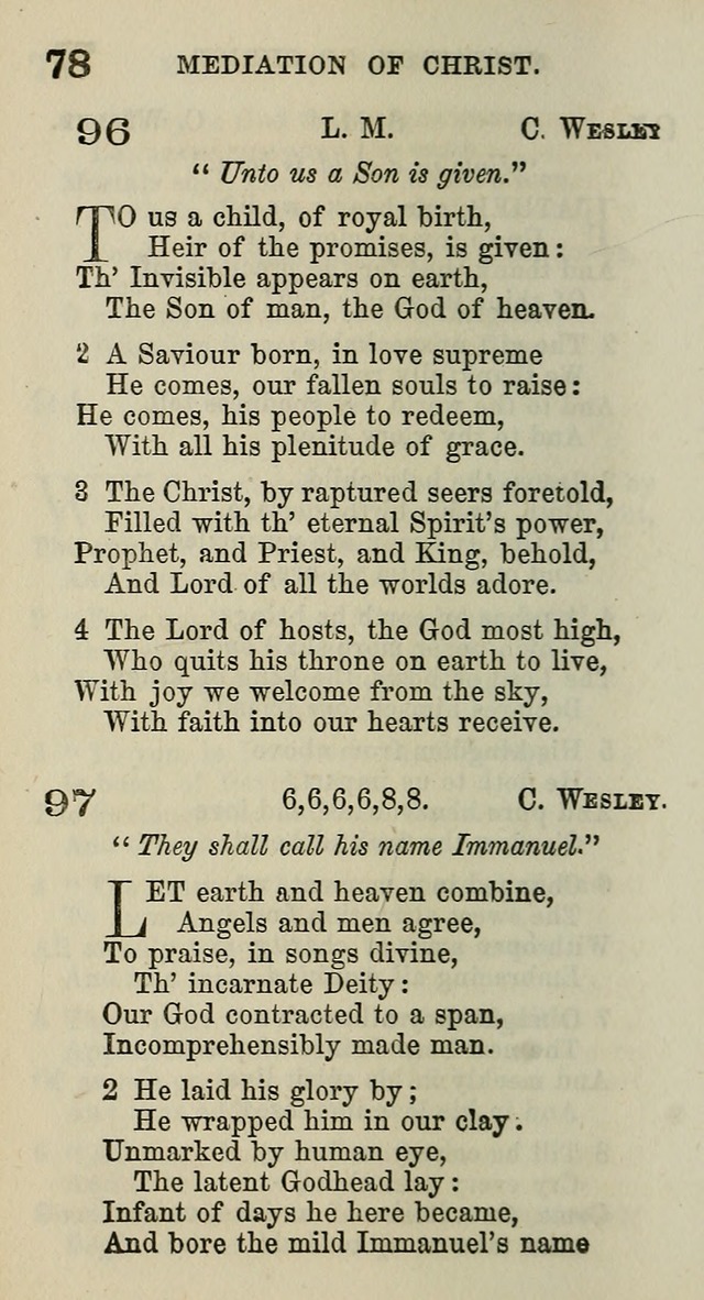 A Collection of Hymns for Public, Social, and Domestic Worship page 78
