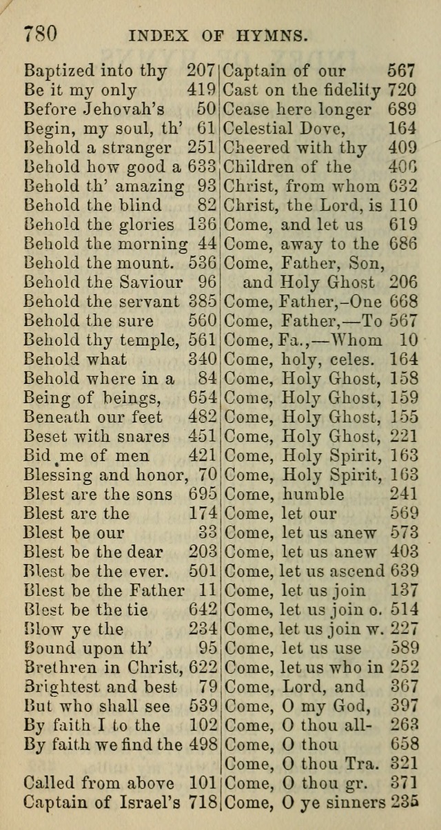 A Collection of Hymns for Public, Social, and Domestic Worship page 786