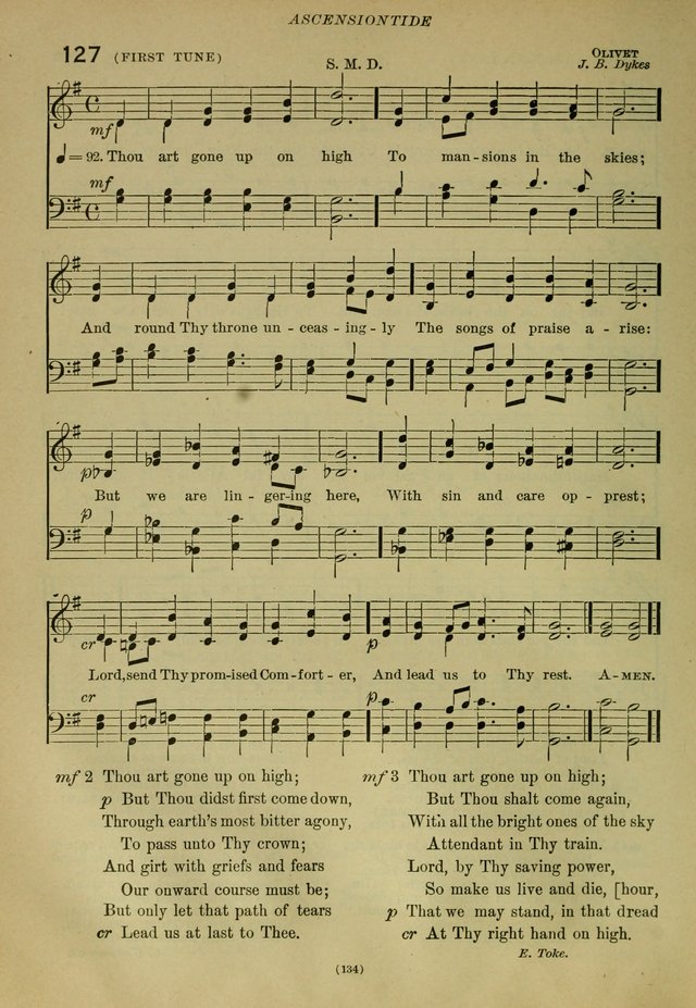 The Church Hymnal: containing hymns approved and set forth by the general conventions of 1892 and 1916; together with hymns for the use of guilds and brotherhoods, and for special occasions (Rev. ed) page 135