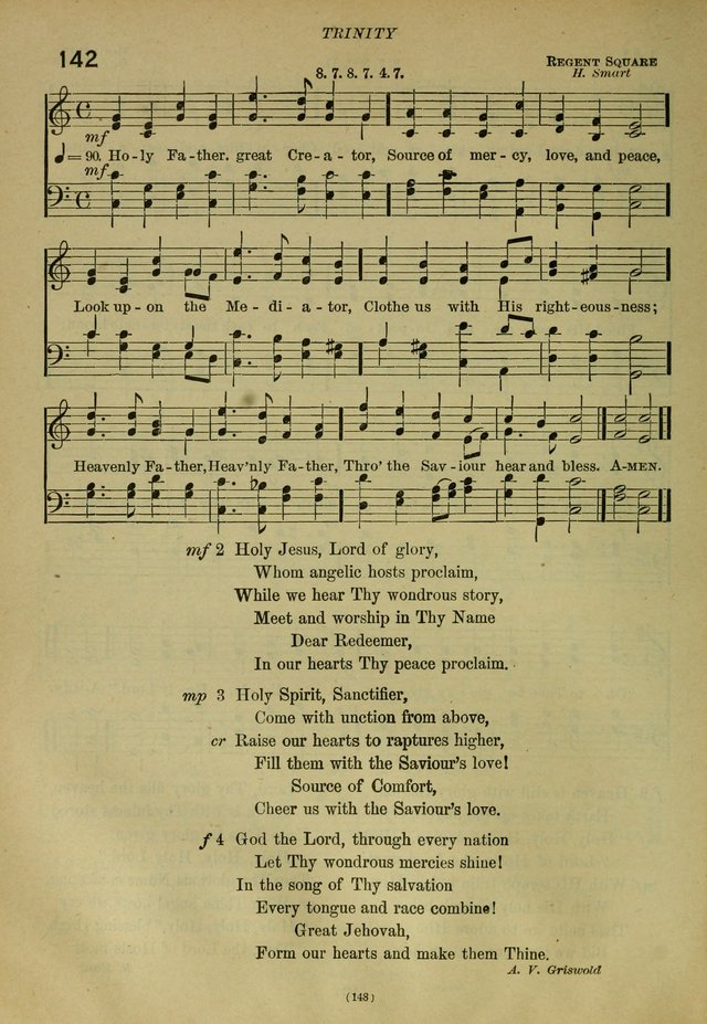 The Church Hymnal: containing hymns approved and set forth by the general conventions of 1892 and 1916; together with hymns for the use of guilds and brotherhoods, and for special occasions (Rev. ed) page 149