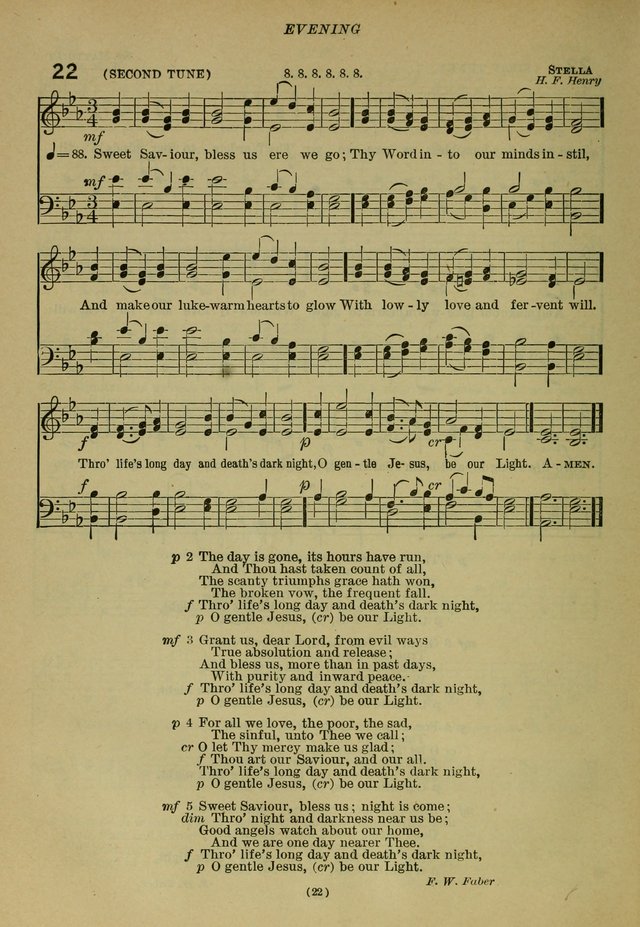 The Church Hymnal: containing hymns approved and set forth by the general conventions of 1892 and 1916; together with hymns for the use of guilds and brotherhoods, and for special occasions (Rev. ed) page 23