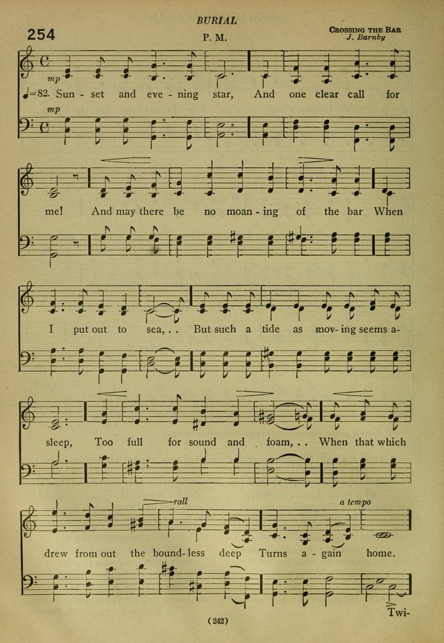 The Church Hymnal: containing hymns approved and set forth by the general conventions of 1892 and 1916; together with hymns for the use of guilds and brotherhoods, and for special occasions (Rev. ed) page 243