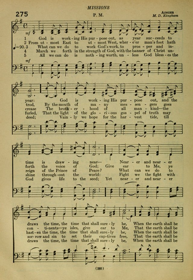 The Church Hymnal: containing hymns approved and set forth by the general conventions of 1892 and 1916; together with hymns for the use of guilds and brotherhoods, and for special occasions (Rev. ed) page 261