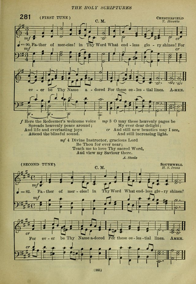 The Church Hymnal: containing hymns approved and set forth by the general conventions of 1892 and 1916; together with hymns for the use of guilds and brotherhoods, and for special occasions (Rev. ed) page 266